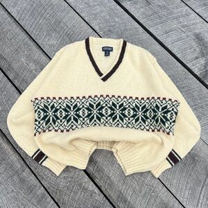 Vintage Lands End Wool Sweater